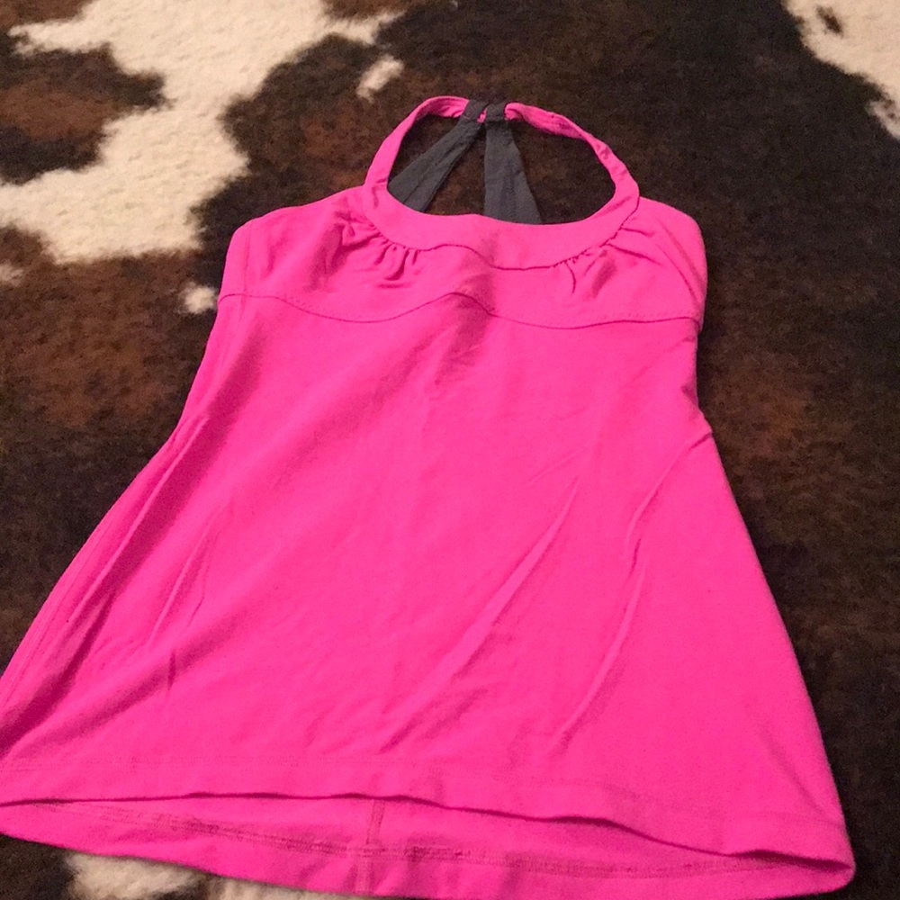 Lululemon hot pink workout top